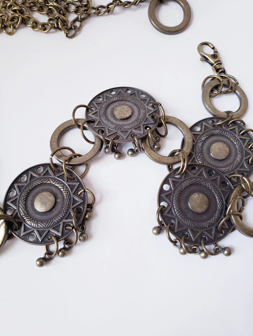 Vintage Bohemian Metal Chain Belt
